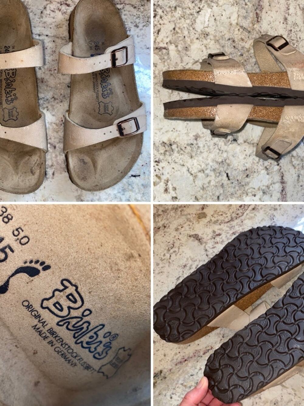 BIRKI’s Birkenstock Belmont Sandal EU 38 L 7 M 5 EUC